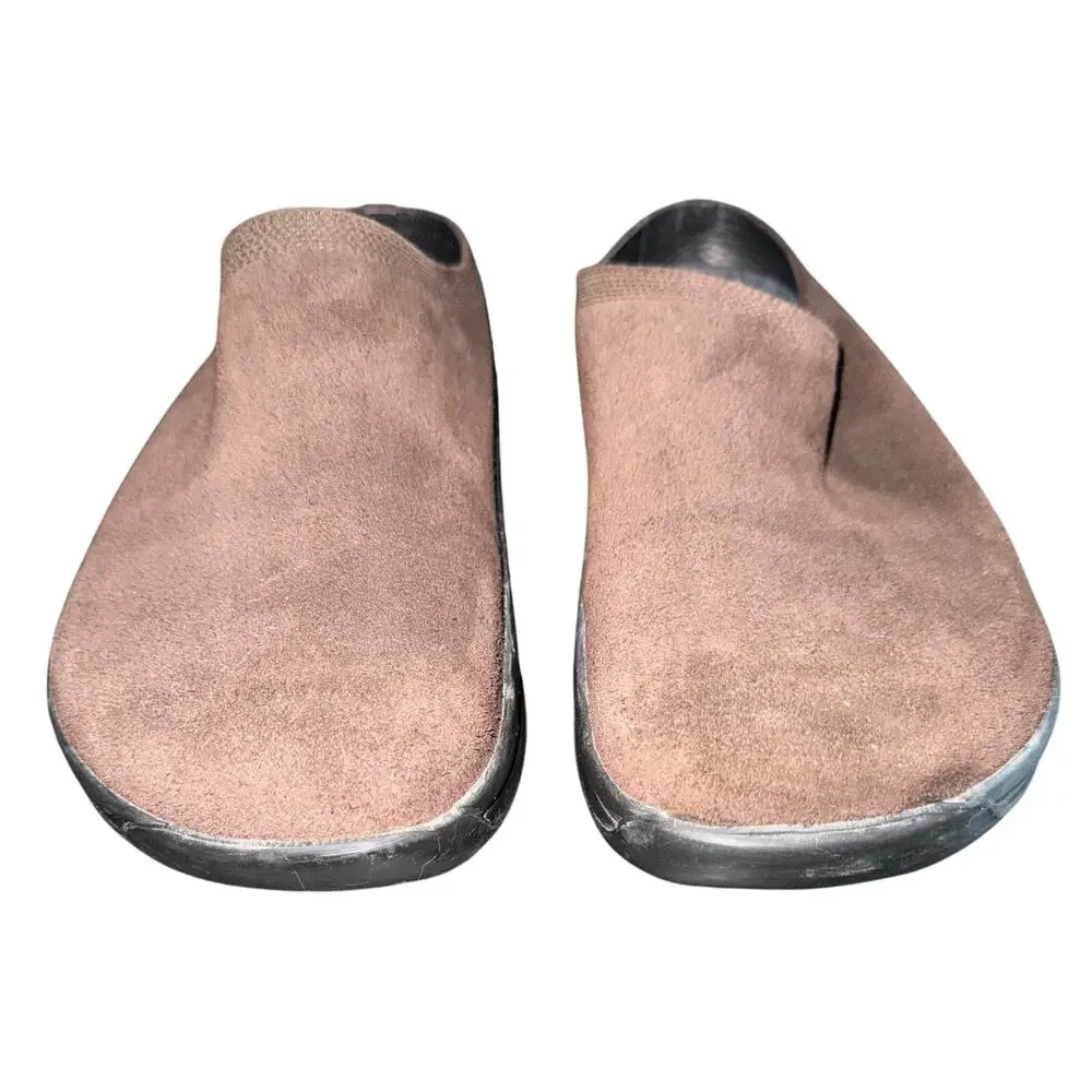 Birkenstock Tatami Brown Suede Slip-On - size 12 - D21